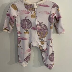 Dreamy Hot Air Balloon Baby Footie